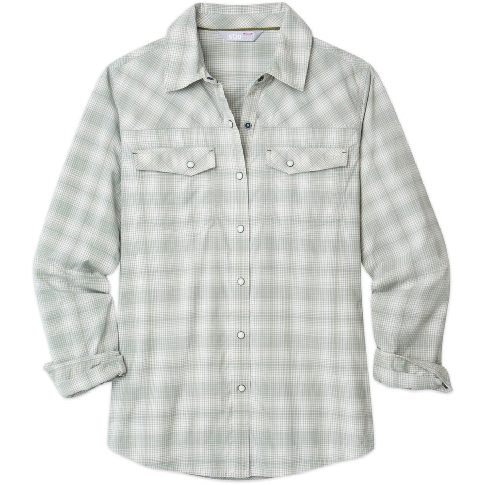 Stio Womens Eddy Coast Shirt LS Nightfall Plaid XS New With‎ Tags